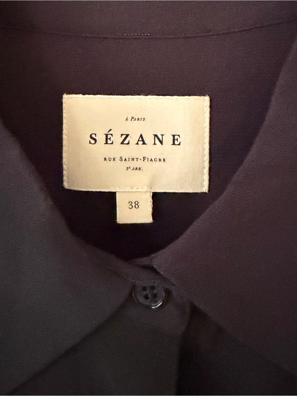 Sézane Mirata Blouse Size 6 - Picture 3 of 3